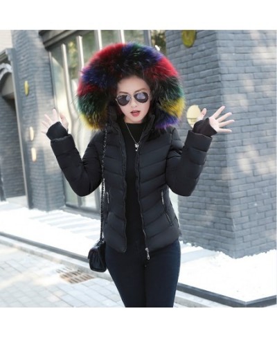 parka women Fashion Women's down jacket Coats women's winter jacket Outerwear female jacket Multi-color Artificial fur collar...