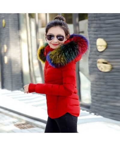 parka women Fashion Women's down jacket Coats women's winter jacket Outerwear female jacket Multi-color Artificial fur collar...