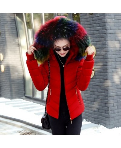 parka women Fashion Women's down jacket Coats women's winter jacket Outerwear female jacket Multi-color Artificial fur collar...