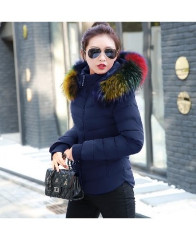 parka women Fashion Women's down jacket Coats women's winter jacket Outerwear female jacket Multi-color Artificial fur collar...