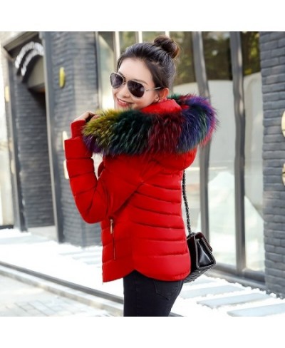 parka women Fashion Women's down jacket Coats women's winter jacket Outerwear female jacket Multi-color Artificial fur collar...