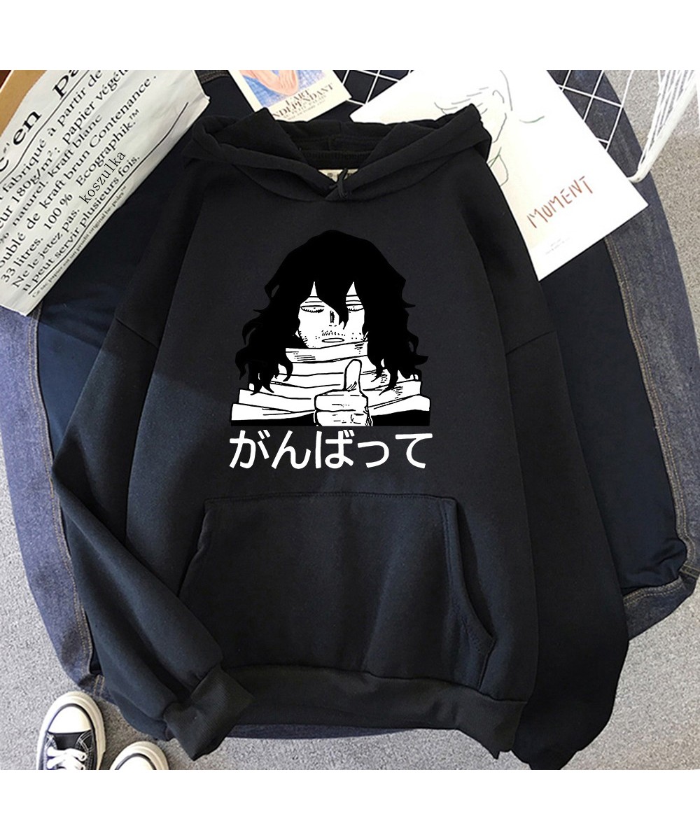 Aizawa Hoodie Women Funny Cartoon Graphic Boku No Hero Academia Hoody My Hero Academia Hoodies Unisex Manga Hoody Cat $38.77 ...