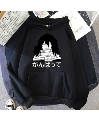 Aizawa Hoodie Women Funny Cartoon Graphic Boku No Hero Academia Hoody My Hero Academia Hoodies Unisex Manga Hoody Cat $38.77 ...