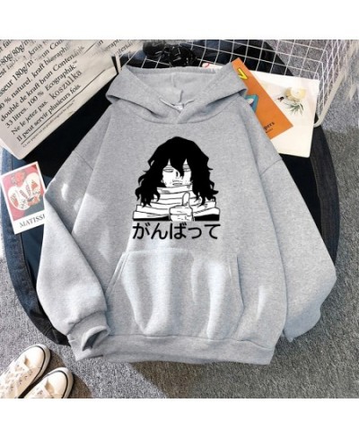 Aizawa Hoodie Women Funny Cartoon Graphic Boku No Hero Academia Hoody My Hero Academia Hoodies Unisex Manga Hoody Cat $38.77 ...