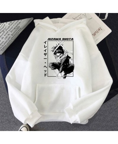 Aizawa Hoodie Women Funny Cartoon Graphic Boku No Hero Academia Hoody My Hero Academia Hoodies Unisex Manga Hoody Cat $38.77 ...