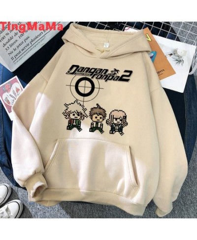 Danganronpa Nagito Komaeda Ouma Kokichi hoodies male anime Ulzzang male clothing graphic printed $27.42 - Hoodies & Sweatshirts