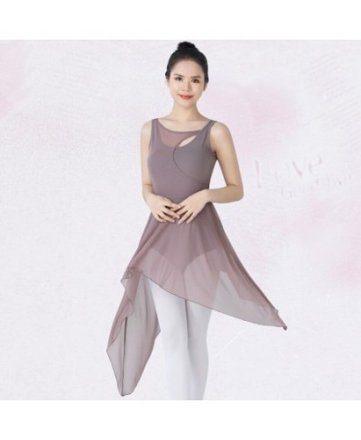 Adult Sleeveless Ballet Tutu Dress Gymnastics Leotards For Women Ballet Mesh Lyrical Dance Costume Contemporary Dancewear $67...