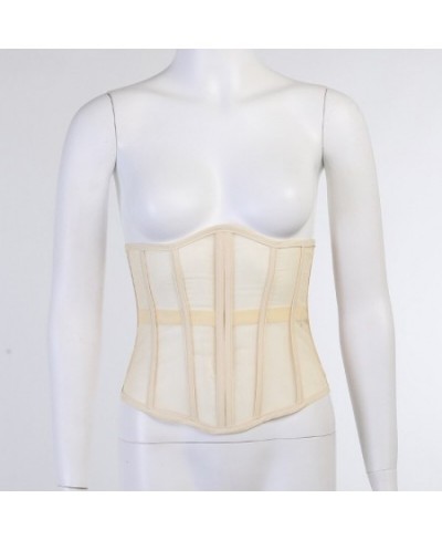 New Mesh Slimming Waist Cincher Body Shaper Breast Push Up Internal and External Matching Sexy Waist Corset Modeling Girdle $...