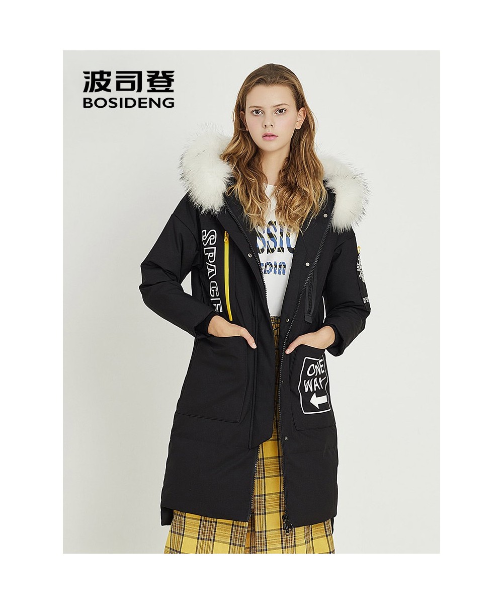 women winter down jacket hooded real fur long down jacket thicken warm SALE B70142104V $107.26 - Jackets & Coats