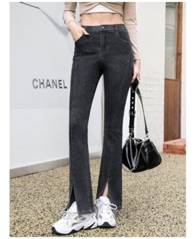 Oversized Micro Flared Vintage Streetwear Pants Women's High Waisted Jeans Denim Joggers Women Women Jeans Cargo Pants Women ...