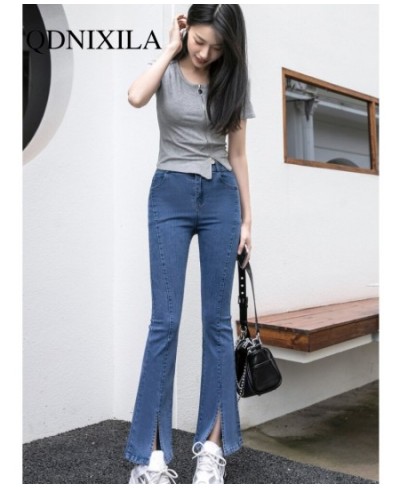 Oversized Micro Flared Vintage Streetwear Pants Women's High Waisted Jeans Denim Joggers Women Women Jeans Cargo Pants Women ...