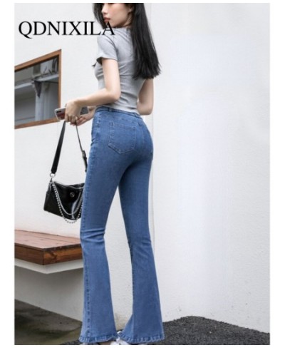 Oversized Micro Flared Vintage Streetwear Pants Women's High Waisted Jeans Denim Joggers Women Women Jeans Cargo Pants Women ...