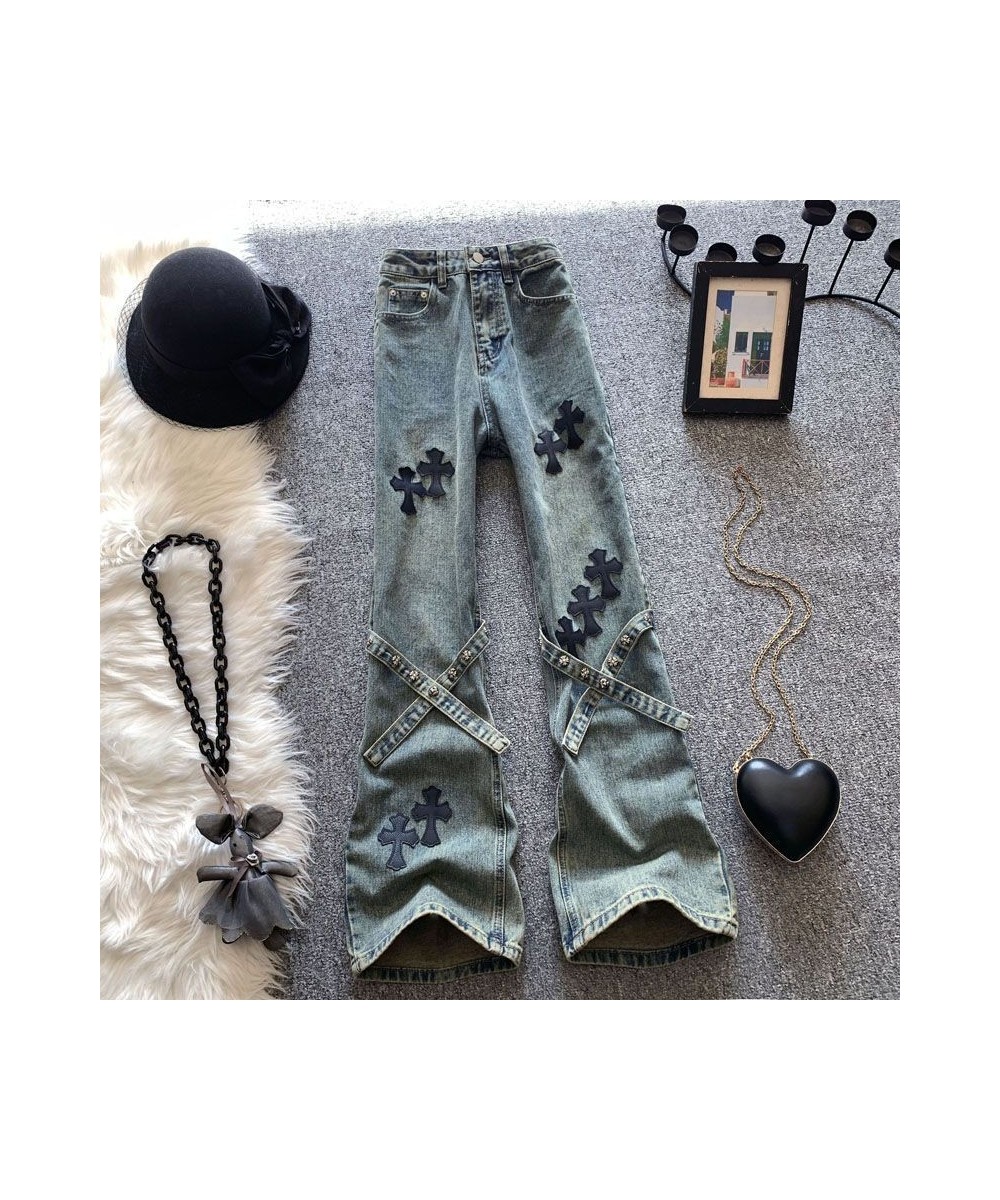 Neploe Harajuku Women Trousers Y2K 2023 Spring Jeans Hottie Streetwear Straight Vintage High Waist Fairycore Wide Leg Long $4...