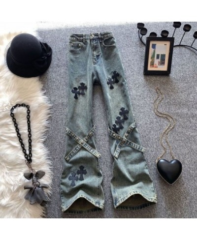 Neploe Harajuku Women Trousers Y2K 2023 Spring Jeans Hottie Streetwear Straight Vintage High Waist Fairycore Wide Leg Long $4...