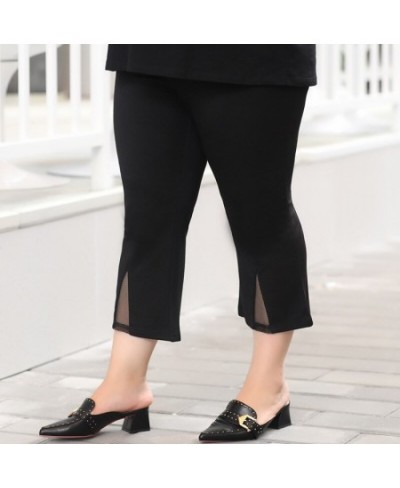 Plus Size Bottoms Women Clothing Pants Cropped Trousers Oversized 5XL 7XL Streetwear Pantalones De Mujer Short Casuais Free $...