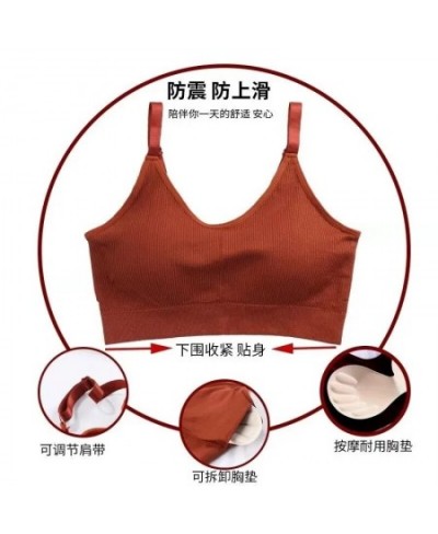 Push Up Lingerie For Ladies Bralette Women's Bra Support Backless Bra Gather Yoga Bandage $16.15 - Underwear