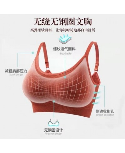 Push Up Lingerie For Ladies Bralette Women's Bra Support Backless Bra Gather Yoga Bandage $16.15 - Underwear