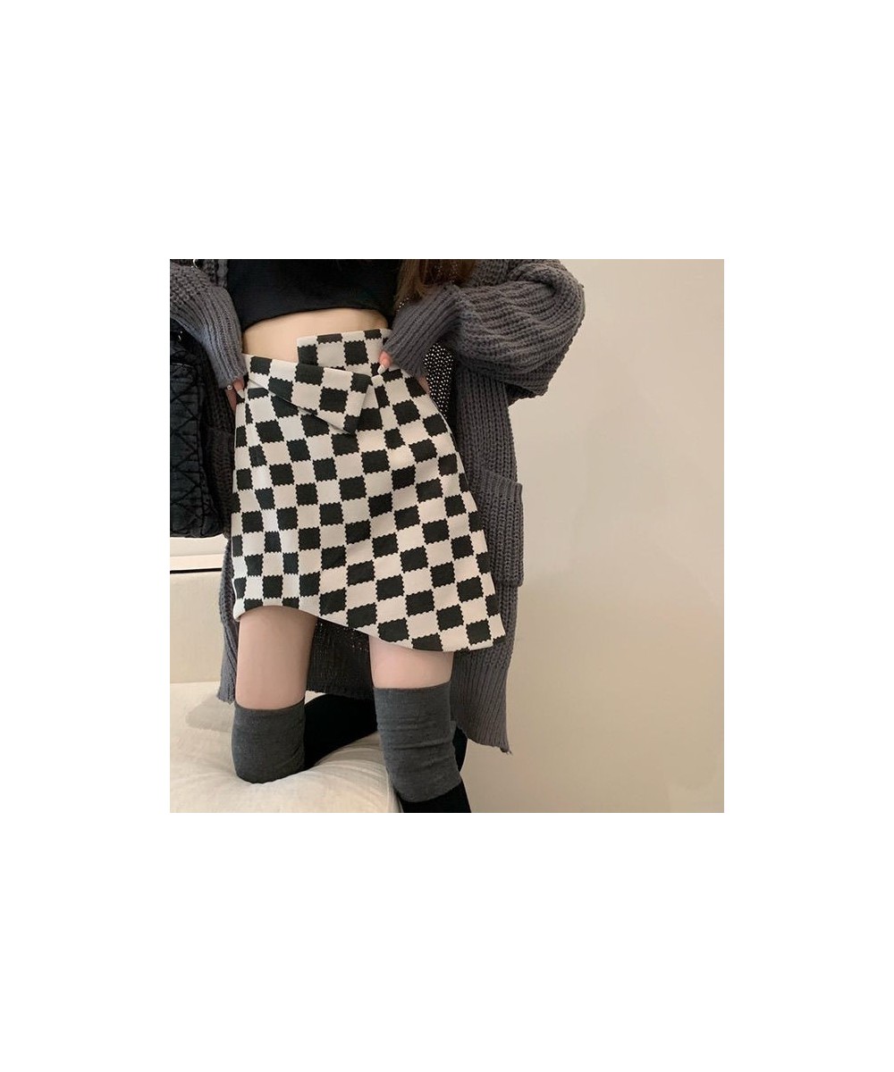 Mini Skirts Women Plaid Design All-match Spring New Fashion Korean Style Schoolgirls Elegant Daily Casual Simple Asymmetric I...