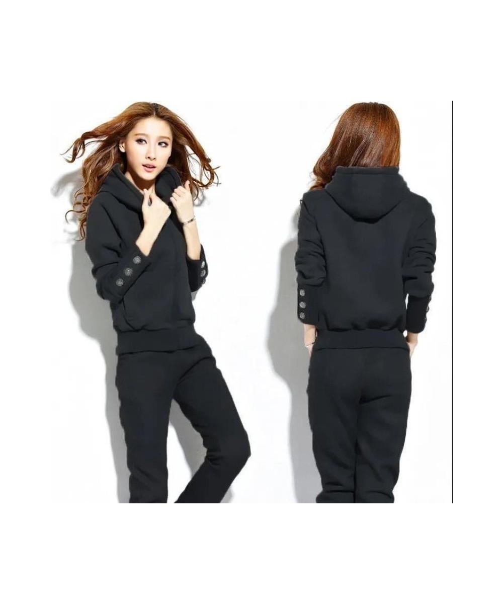 Women Tracksuit Set Hoodie Sweatshirt & Sweatpants Suit Casual Outfit Female Sports Tracksuit Chandals Mujer Conjunto Femenin...