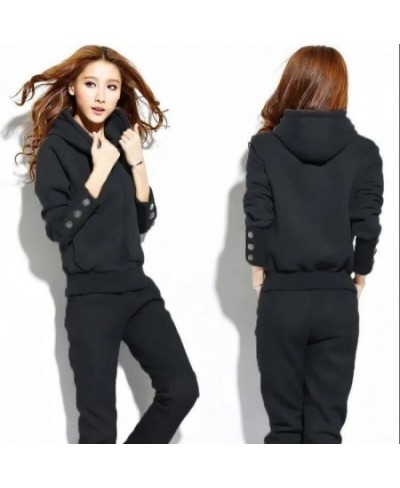 Women Tracksuit Set Hoodie Sweatshirt & Sweatpants Suit Casual Outfit Female Sports Tracksuit Chandals Mujer Conjunto Femenin...