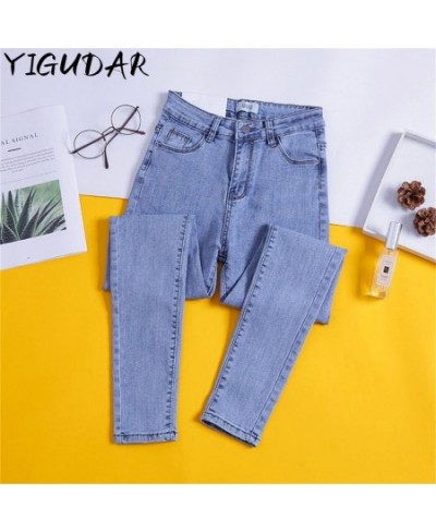 Skinny Pencil Jeans women pants Vintage High Waist Women Slim Stretch Denim Pants Tight Trousers 2023 Women's Pants $38.37 - ...