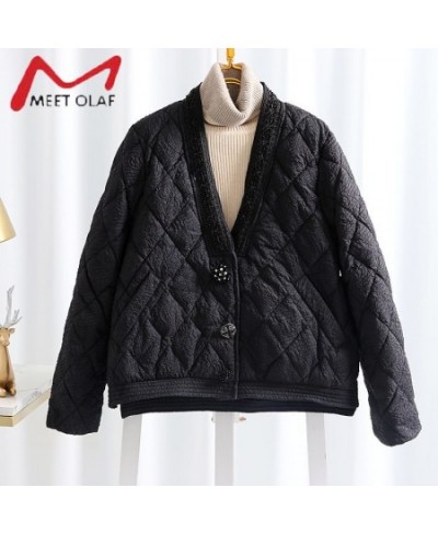 2022 New Winter Coat Women 90%White Duck Down Parka Female Ultra Light V-neck Korean Fashion Puffer Jacket Loose Warm Outwear...