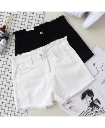 High Waisted A-word Jeans for Women Women's Summer 2022 New Korean Version Loose Student All-match Denim Super Shorts $38.76 ...