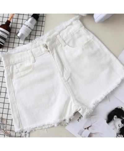 High Waisted A-word Jeans for Women Women's Summer 2022 New Korean Version Loose Student All-match Denim Super Shorts $38.76 ...