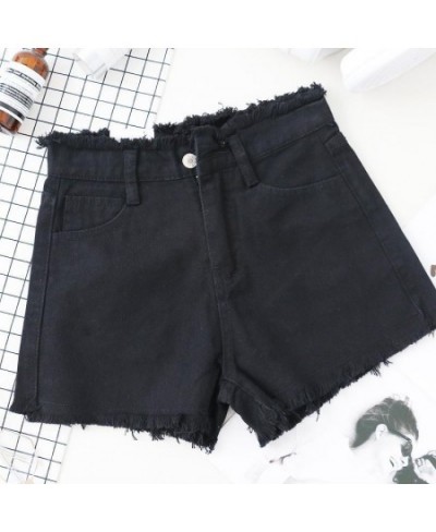 High Waisted A-word Jeans for Women Women's Summer 2022 New Korean Version Loose Student All-match Denim Super Shorts $38.76 ...