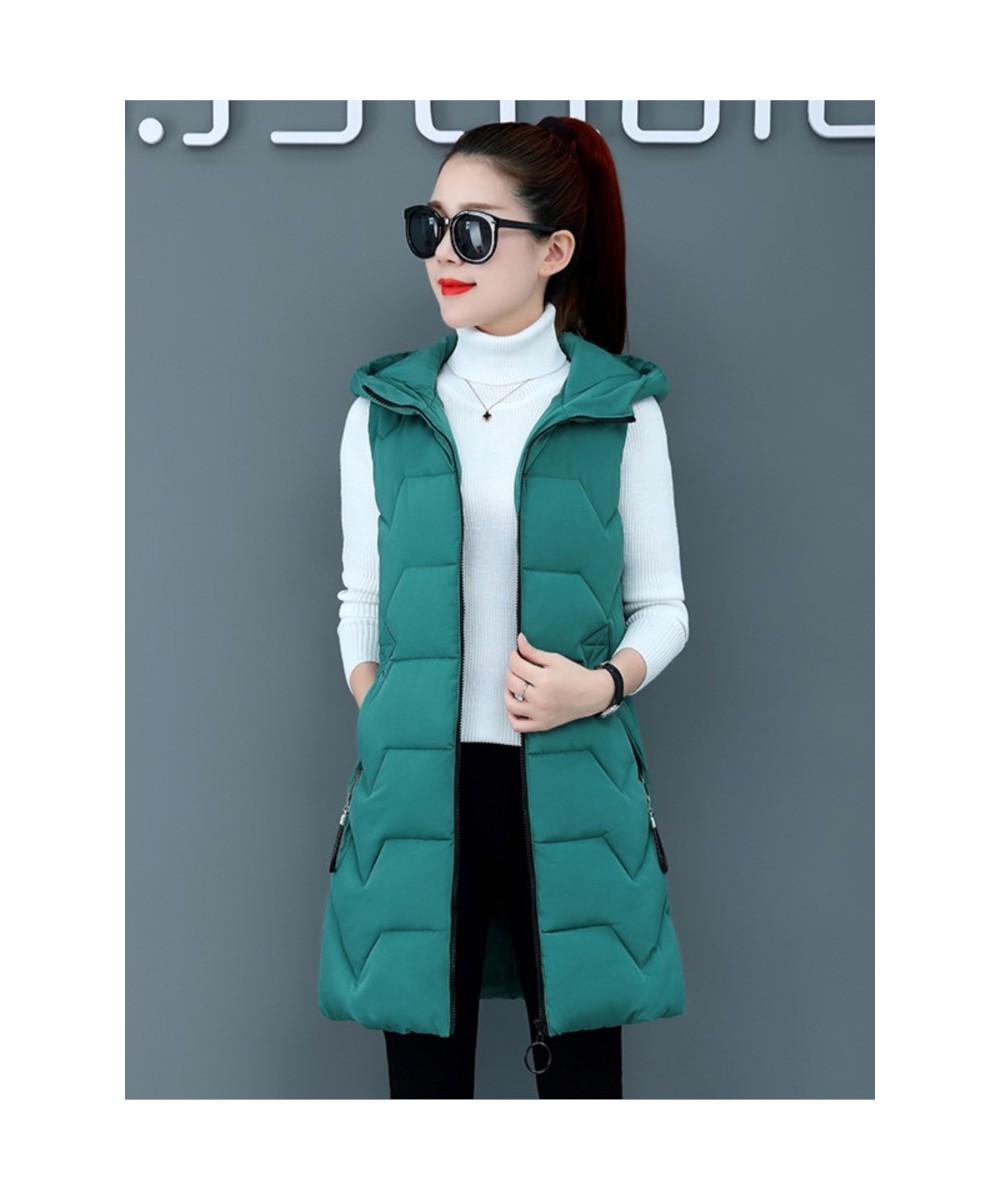 Female winter 2022 new jacket studets cultivate one's morality show thin down cotton vest vest in the waistcoat long coat 808...