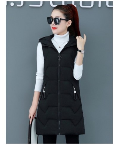 Female winter 2022 new jacket studets cultivate one's morality show thin down cotton vest vest in the waistcoat long coat 808...