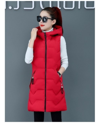 Female winter 2022 new jacket studets cultivate one's morality show thin down cotton vest vest in the waistcoat long coat 808...