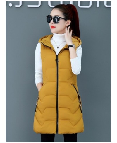 Female winter 2022 new jacket studets cultivate one's morality show thin down cotton vest vest in the waistcoat long coat 808...