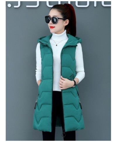 Female winter 2022 new jacket studets cultivate one's morality show thin down cotton vest vest in the waistcoat long coat 808...