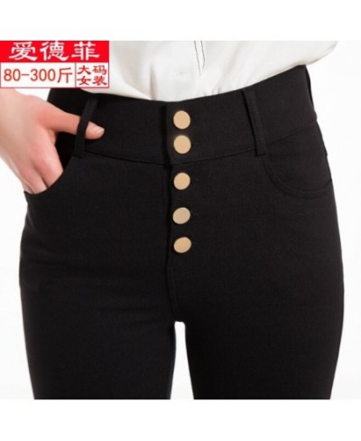 Button Front Jeans High Waist Womens Good Elastic Denim Pants Top Quality Comfort Jean ouc560a $40.77 - Jeans