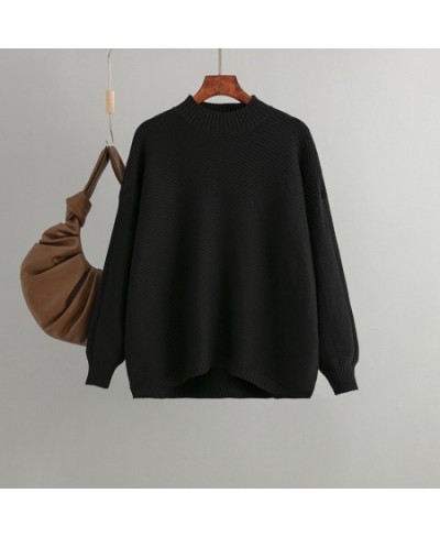 Fashion Loose Casual Women Pullover Sweater Autumn Winter Warm Knit O-Neck Female Jumper Top $55.38 - Sweaters