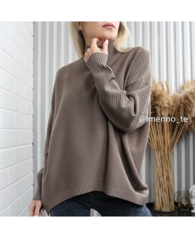 Fashion Loose Casual Women Pullover Sweater Autumn Winter Warm Knit O-Neck Female Jumper Top $55.38 - Sweaters