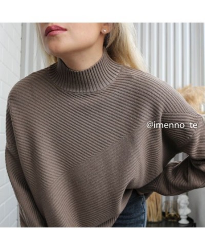 Fashion Loose Casual Women Pullover Sweater Autumn Winter Warm Knit O-Neck Female Jumper Top $55.38 - Sweaters