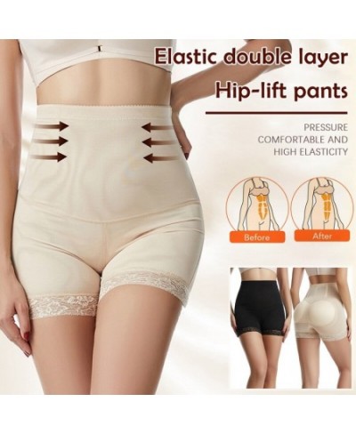 Butt Lifter Pants Women Fake Buttocks Plump Hips Large Size Body Shaping Panties Lace Fake Ass with Pad Boxer Shapewear Short...