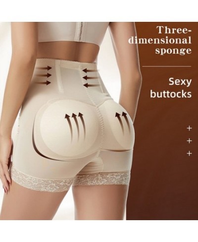 Butt Lifter Pants Women Fake Buttocks Plump Hips Large Size Body Shaping Panties Lace Fake Ass with Pad Boxer Shapewear Short...