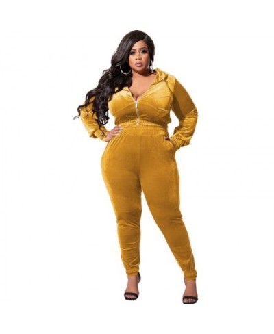 XL-5XL Fall Outfits Sweatsuits For Women Clothing Plus Size Two Piece Sets Casual Sport 2022 Tracksuits Pant Suits $65.34 - P...