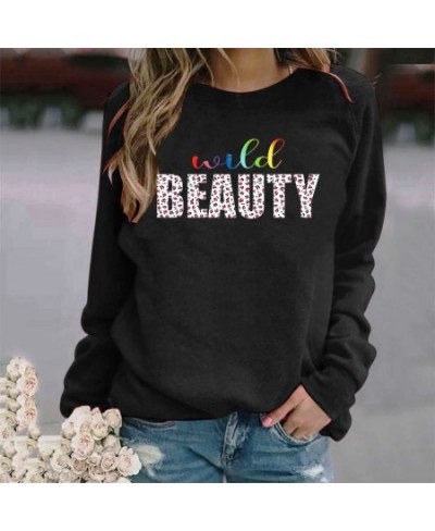 Ladies Tracksuit Hoodie Top Polyester Long Sleeve Crewneck Sweatshirt Pullovers Harajuku Clothes Hoodies Casual Streetwear $2...