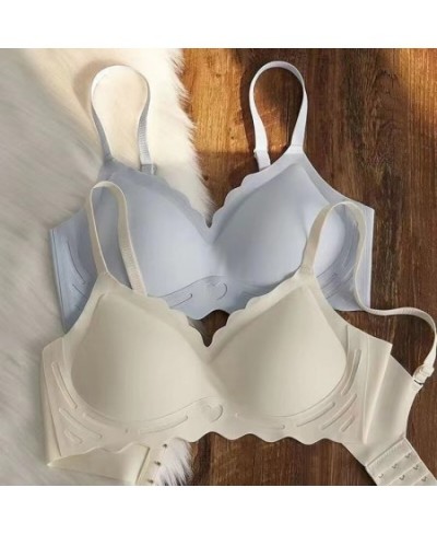 Sexy Seamless Women's Underwear Thin Section Small Chest Gathered No Steel Ring Shows Small Ladies Comfortable Sleep Bra $23....