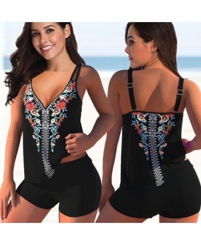 2022 New Swimsuit Sexy Plus Size Tankini Women Printed Two Piece Bikini Set Beachwear Bathing Suit Female Summer Swimwear 8XL...