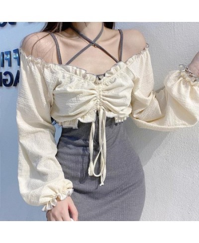 Dress Sets Women Harajuku Korean Fashion Basic 2022 New Design Popular Casual All-match Streetwear V-neck Mini Kawaii Shirrin...