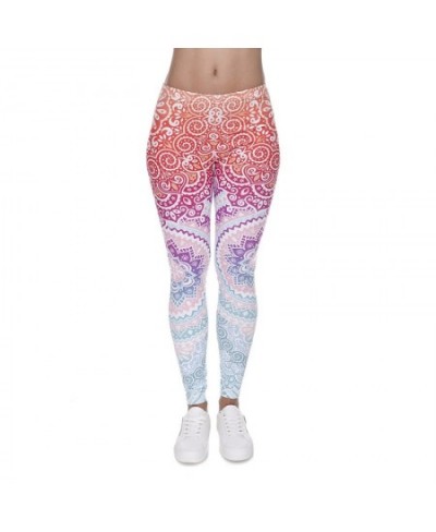 Super Soft Stretch Leggings AZTEC ROUND OMBRE Print Fitness Legging Sexy Silm Legins High Waist Trouser Women Pants $21.04 - ...