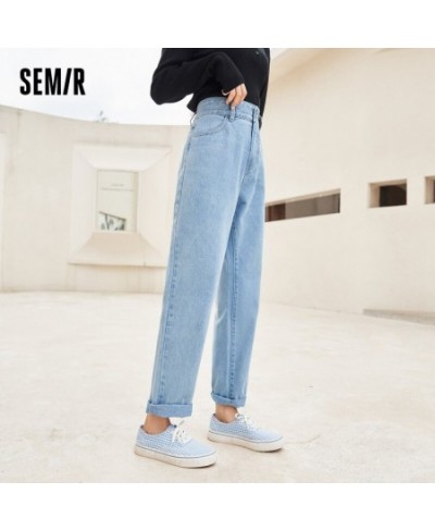 Jeans Women Summer New High-Waist Women Straight-Leg Pants Chic Hong Kong-Flavored Stretch Woman Pants $49.91 - Jeans