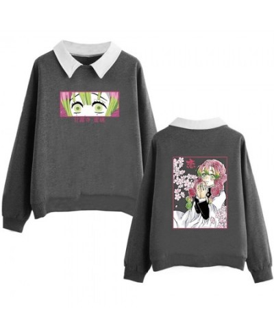 Anime Hoodie Demon Slayer Kanroji Mitsuri Fashion Kwaii Cute Teen Girl Drop Shoulder Woman Sweatshirt $39.26 - Hoodies & Swea...