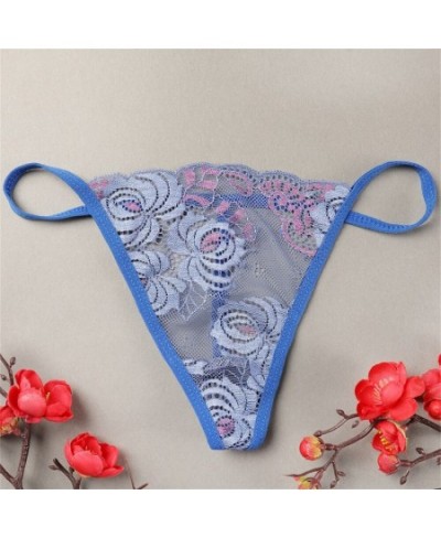 10pcs Female Underwear Hollow Out Micro Tanga Transparente Mujer T Back Sexy Lace G String Women's Panties Thong $16.02 - Und...