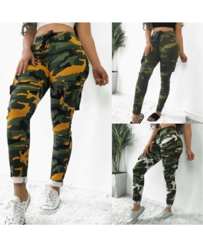 Women Camouflage Long Pants Camo Cargo Trousers Casual Summer Pants Military Army Combat Sports Fashion Clothes $31.14 - Pant...